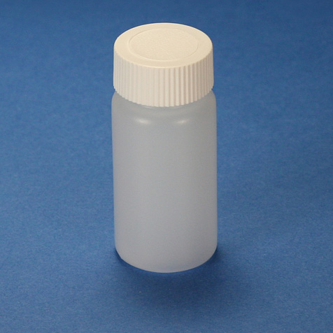 Globe Scientific Scintillation Vial, 20mL, HDPE, with Separate White Screw Cap Image