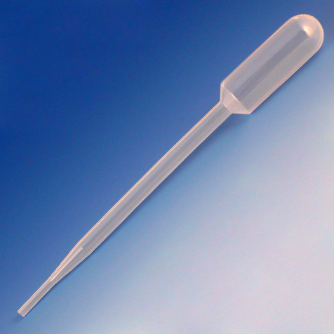 Globe Scientific Transfer Pipet, 8.0mL, General Purpose, Large Bulb, 157mm, STERILE, 20/Bag, 20 Bags/Unit Image