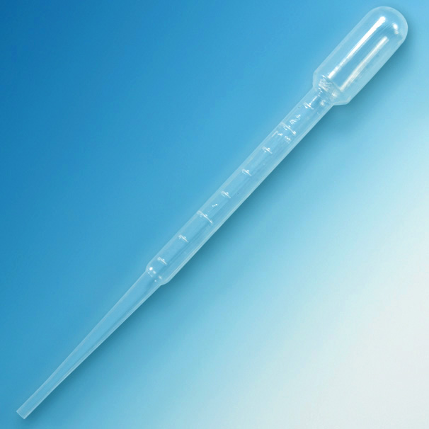 Globe Scientific Transfer Pipet, 5.0mL, General Purpose, Graduated to 2.25mL, 150mm, 500/Dispenser Box, 10 Boxes/Unit Image