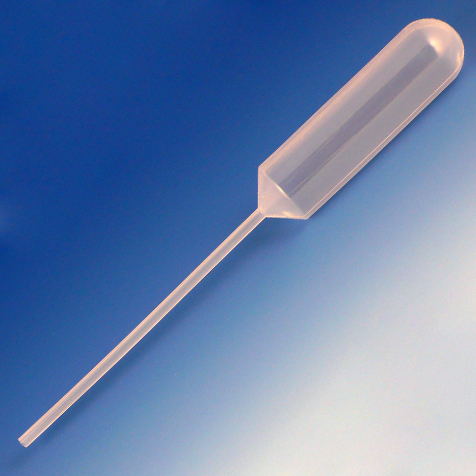 Globe Scientific Transfer Pipet, 15.0mL, Narrow Stem, Large Bulb, 155mm, STERILE, 20/Bag, 25 Bags/Unit Image