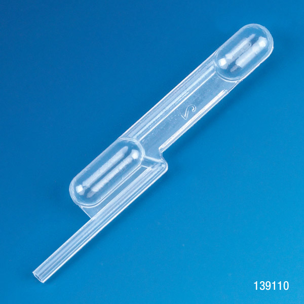 Globe Scientific Transfer Pipet, Exact Volume, 50uL (0.05mL), 59mm Long, 500/Pack, 10 Packs/Case Image