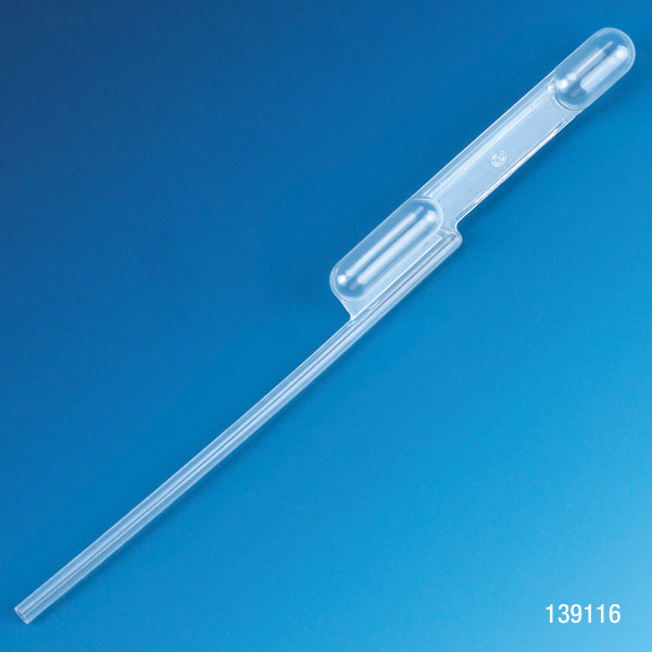 Globe Scientific Transfer Pipet, Exact Volume, 200uL (0.20mL), 115mm Long, 500/Pack, 10 Packs/Case Image