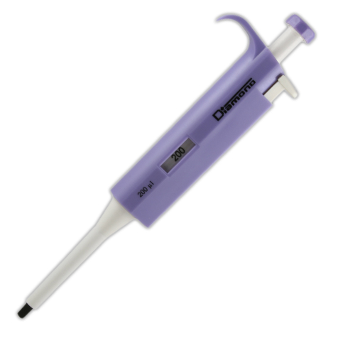 Globe Scientific Pipette, Diamond, Fixed Volume, 200uL, Lavender Image