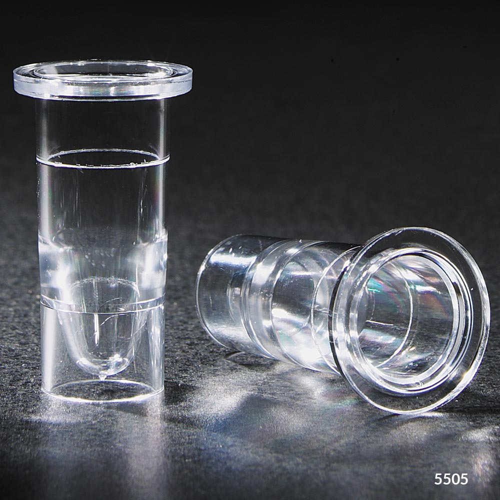 Globe Scientific Sample Cup, Nesting, PS, 2mL (for 16mm tubes) Image