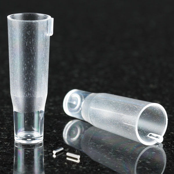 Globe Scientific Coagulation Cup with Metal Mixing Bar, PS, for use with the Accustasis, CoaData and BFT2 analyzers Image