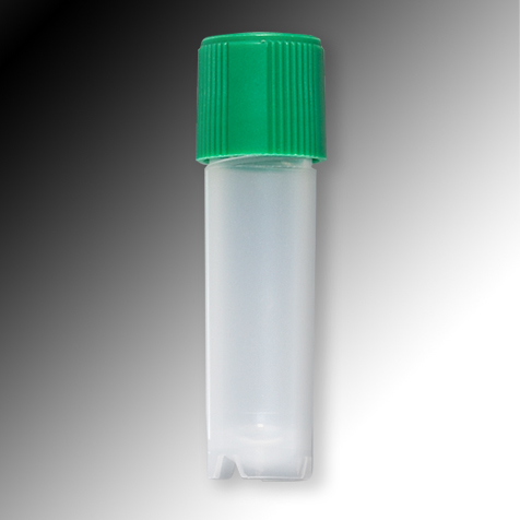 Globe Scientific Sample Tube, 2mL, External Threads, PP, Round Bottom, Self-Standing Image