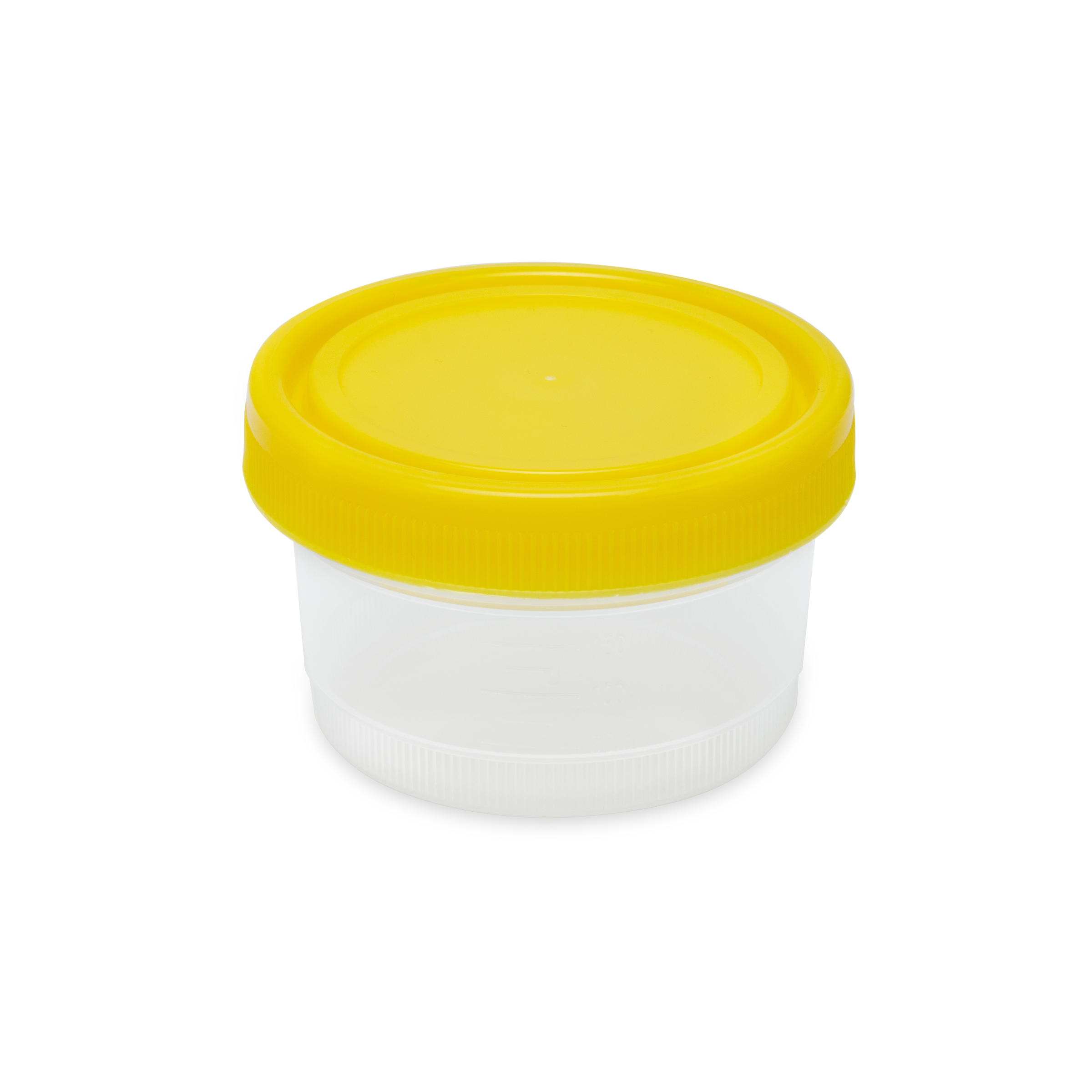 Globe Scientific Container: Histology, 500mL (16oz), PP, Graduated, with Separate Yellow Screwcap Image