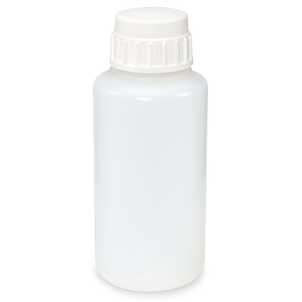 Globe Scientific Vacuum Bottle, Heavy Duty, PP, 1 Liter, White PP 53mm Screw Cap Image