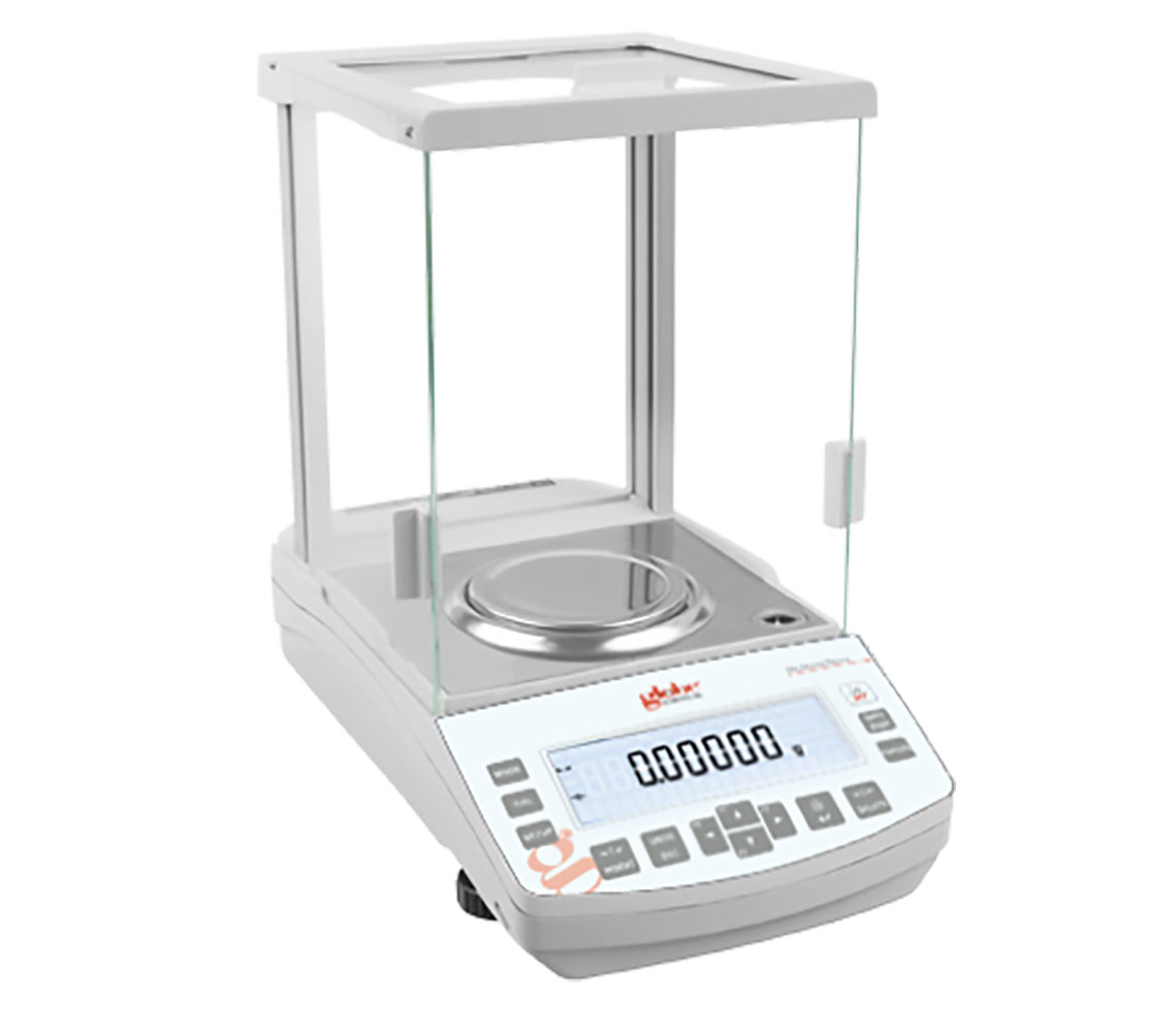 Globe Scientific Balance, Analytical, 160g X 0.1mg, Internal Calibration, 100-240V, 50-60Hz, External Batteries, Includes ISO/IEC 17025:2017 Caibration Certificate Image