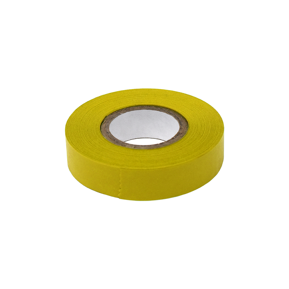 Globe Scientific Labeling Tape, 1/2" x 500" per Roll, 6 Rolls/Box, Yellow Image