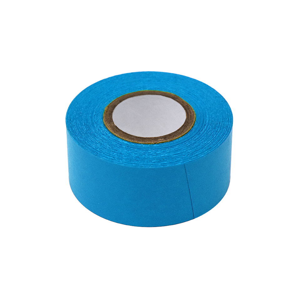 Globe Scientific Labeling Tape, 1" x 500" per Roll, 3 Rolls/Box, Blue  Image