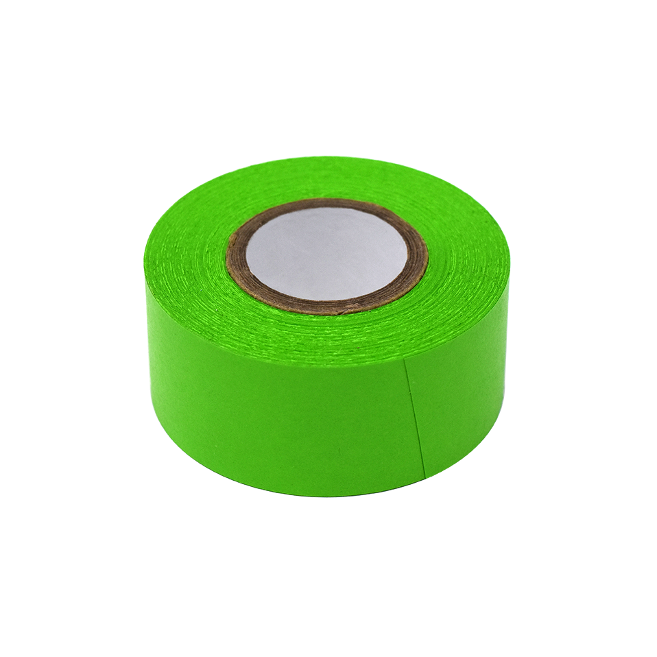 Globe Scientific Labeling Tape, 1" x 500" per Roll, 3 Rolls/Box, Green  Image