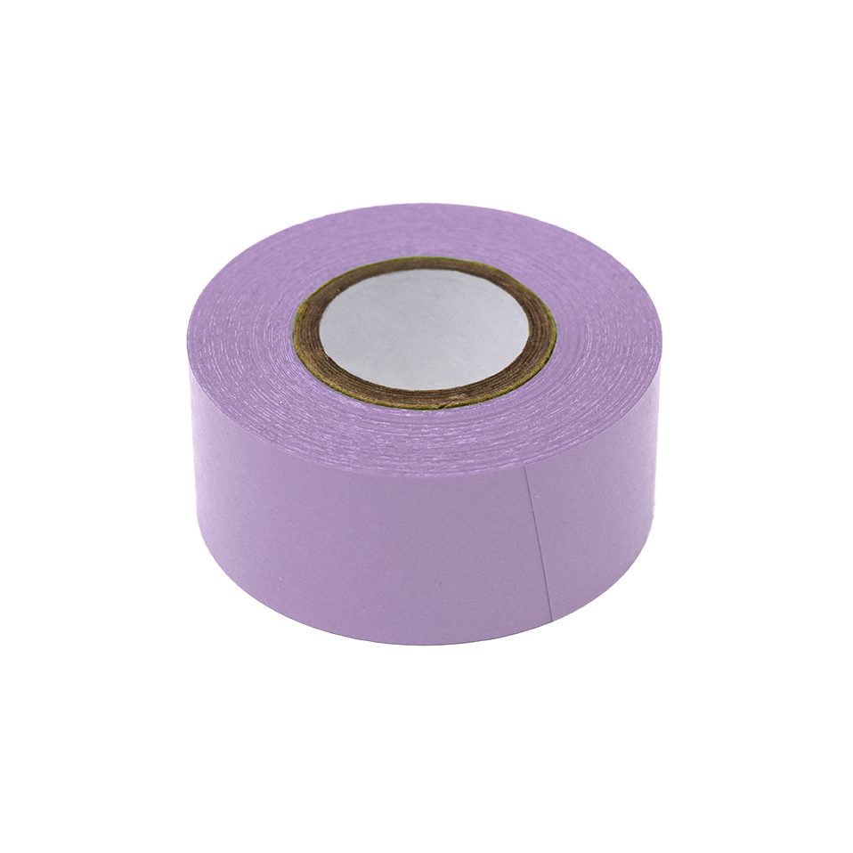 Globe Scientific Labeling Tape, 1" x 500" per Roll, 3 Rolls/Box, Violet  Image