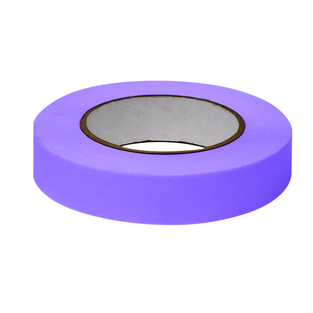 Globe Scientific Labeling Tape, 1" x 60yd per Roll, 3 Rolls/Case, Lavender  Image