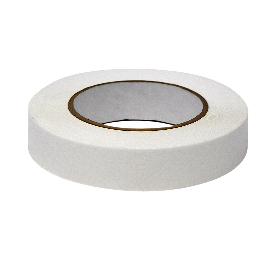 Globe Scientific Labeling Tape, 1" x 60yd per Roll, 3 Rolls/Case, White  Image